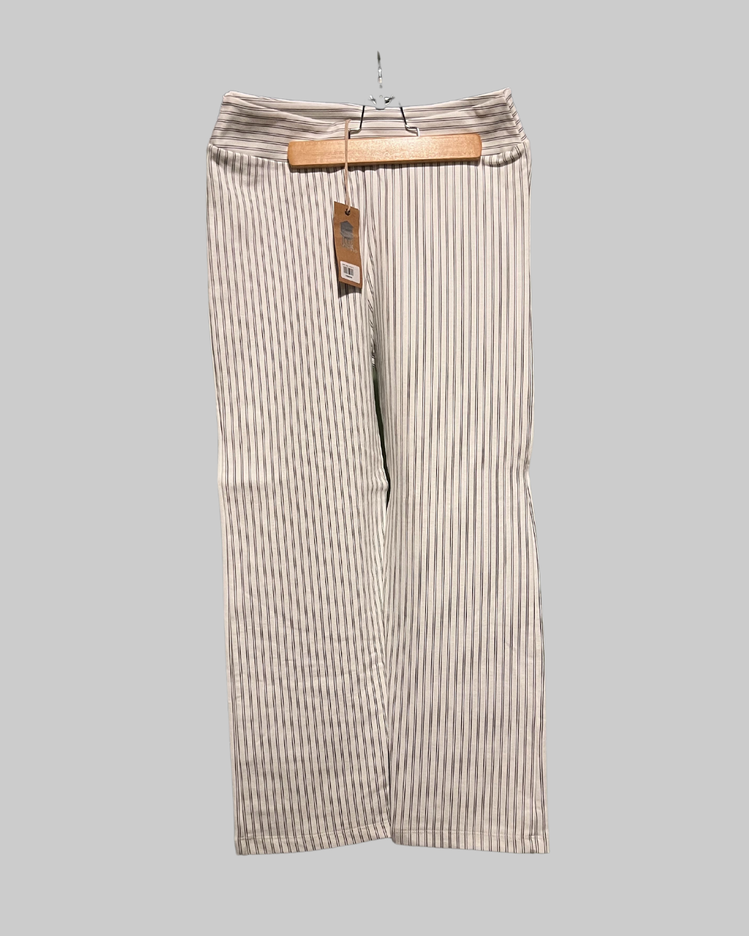 Aeronautica Black & White Stripes Pants