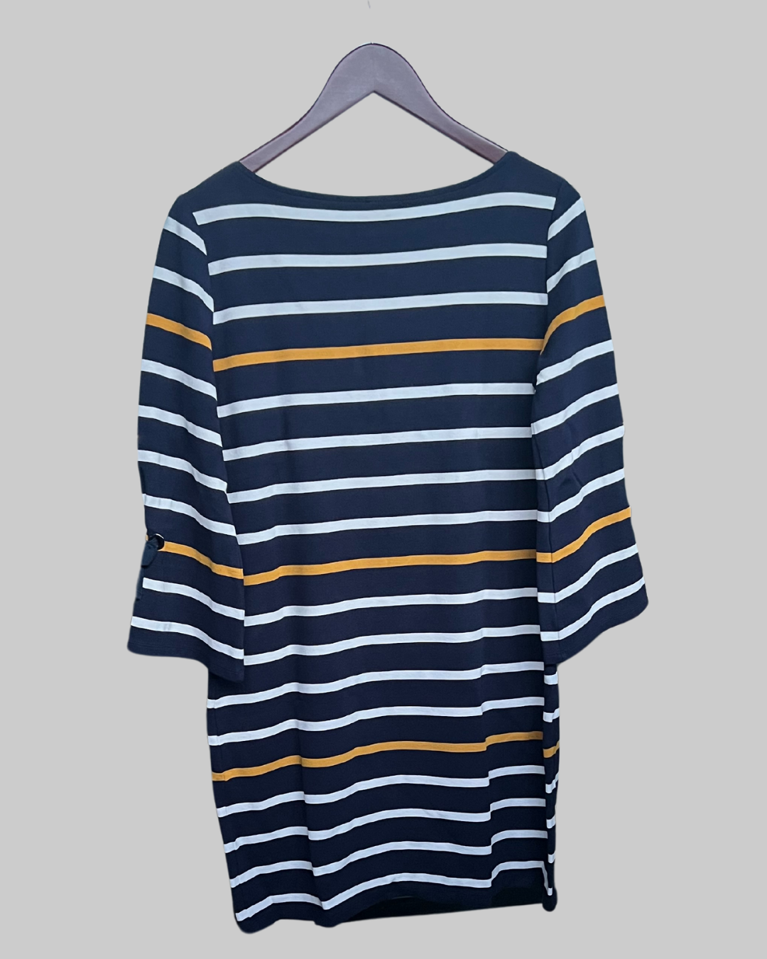 Ann Taylor Midi Striped Dress