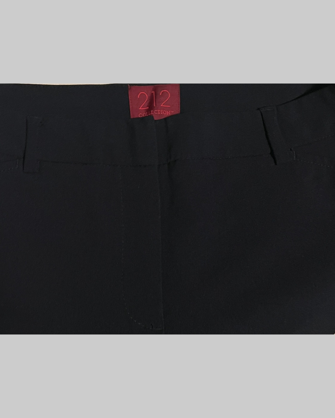 212 Collection Women's Natural Fit Black Pant