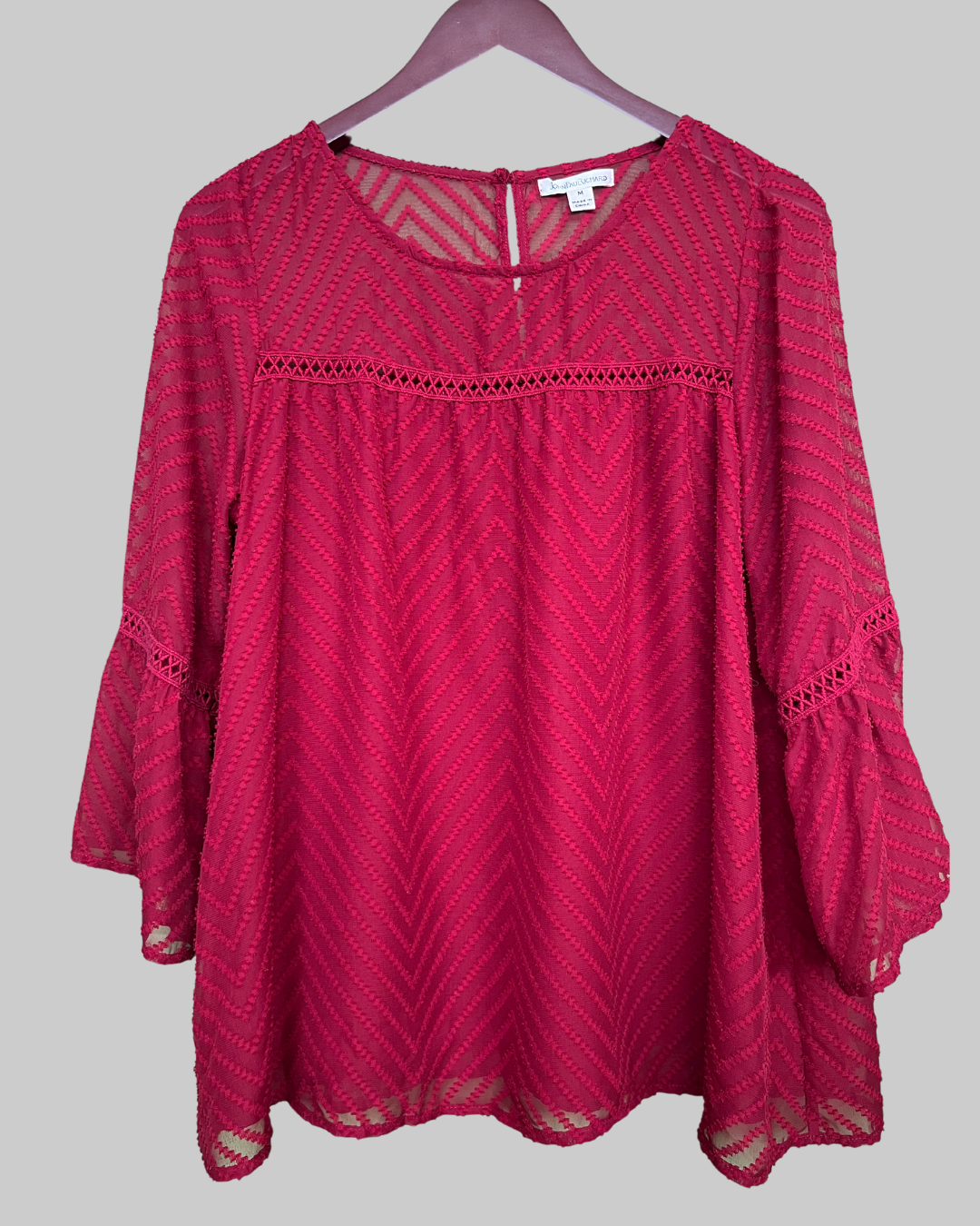 John Paul Richard Bell Sleeve Peasant Blouse