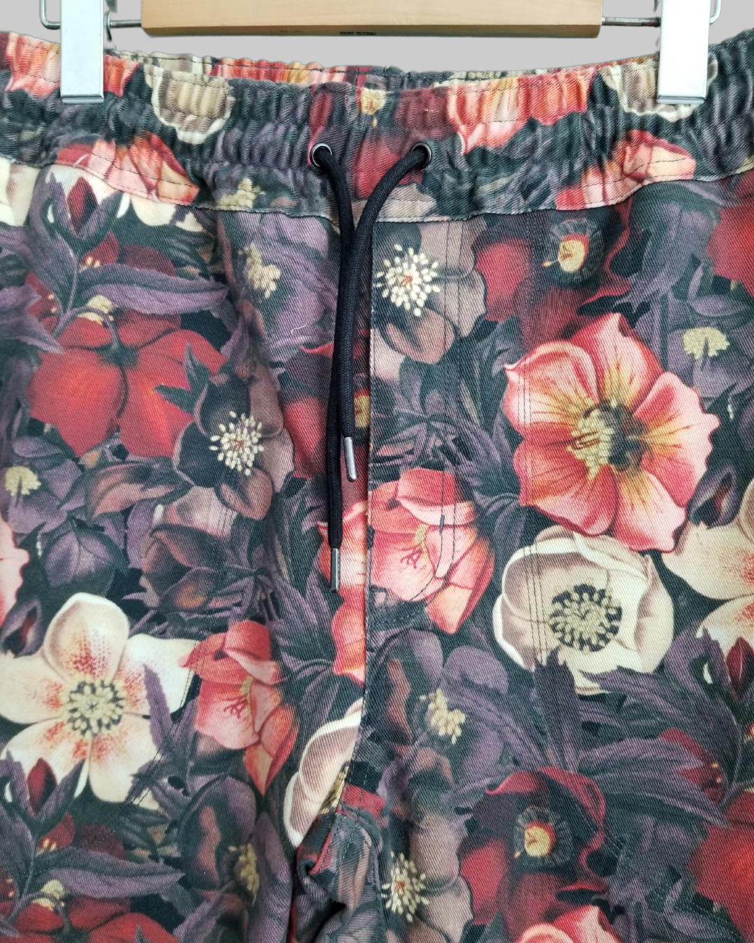 I Love Ugly Floral Printed Casual Pants