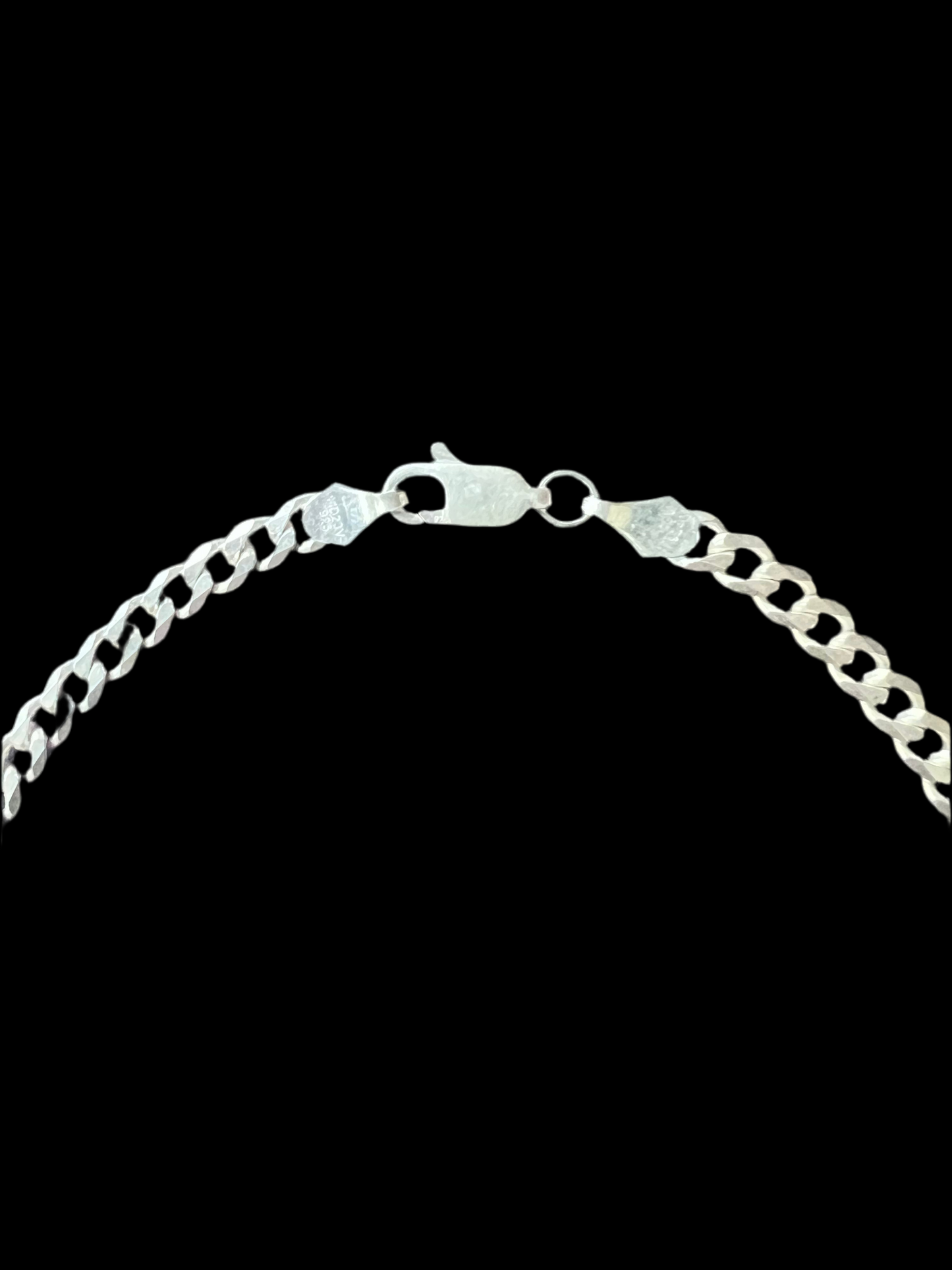 Stylish Chained Sterling Silver Necklace