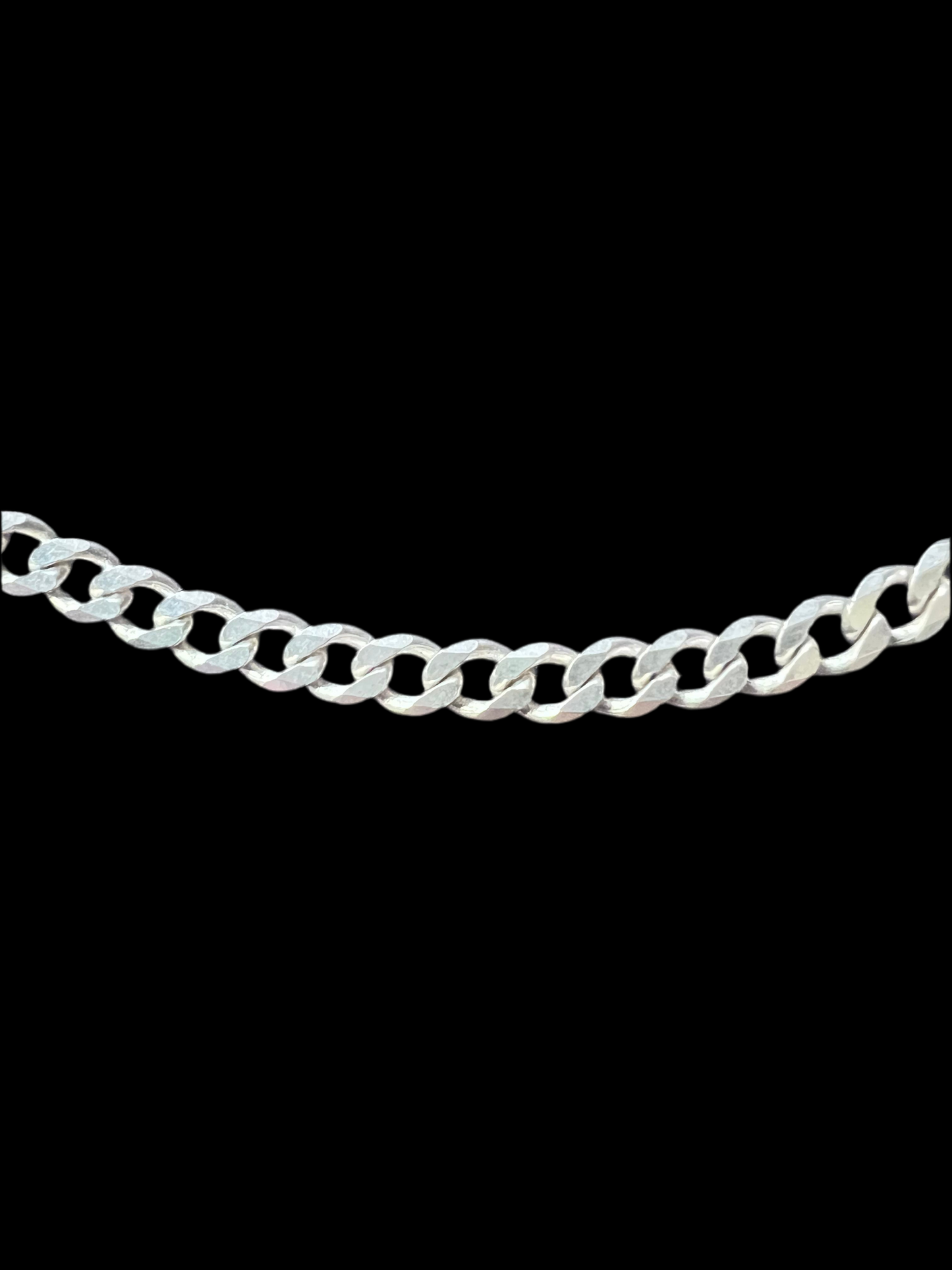 Stylish Chained Sterling Silver Necklace
