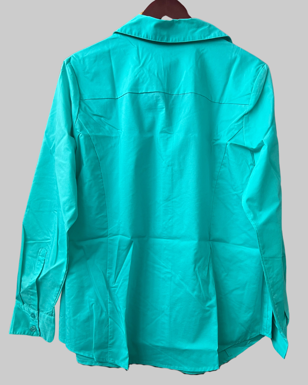 George Women's Button Up Teal Blouse