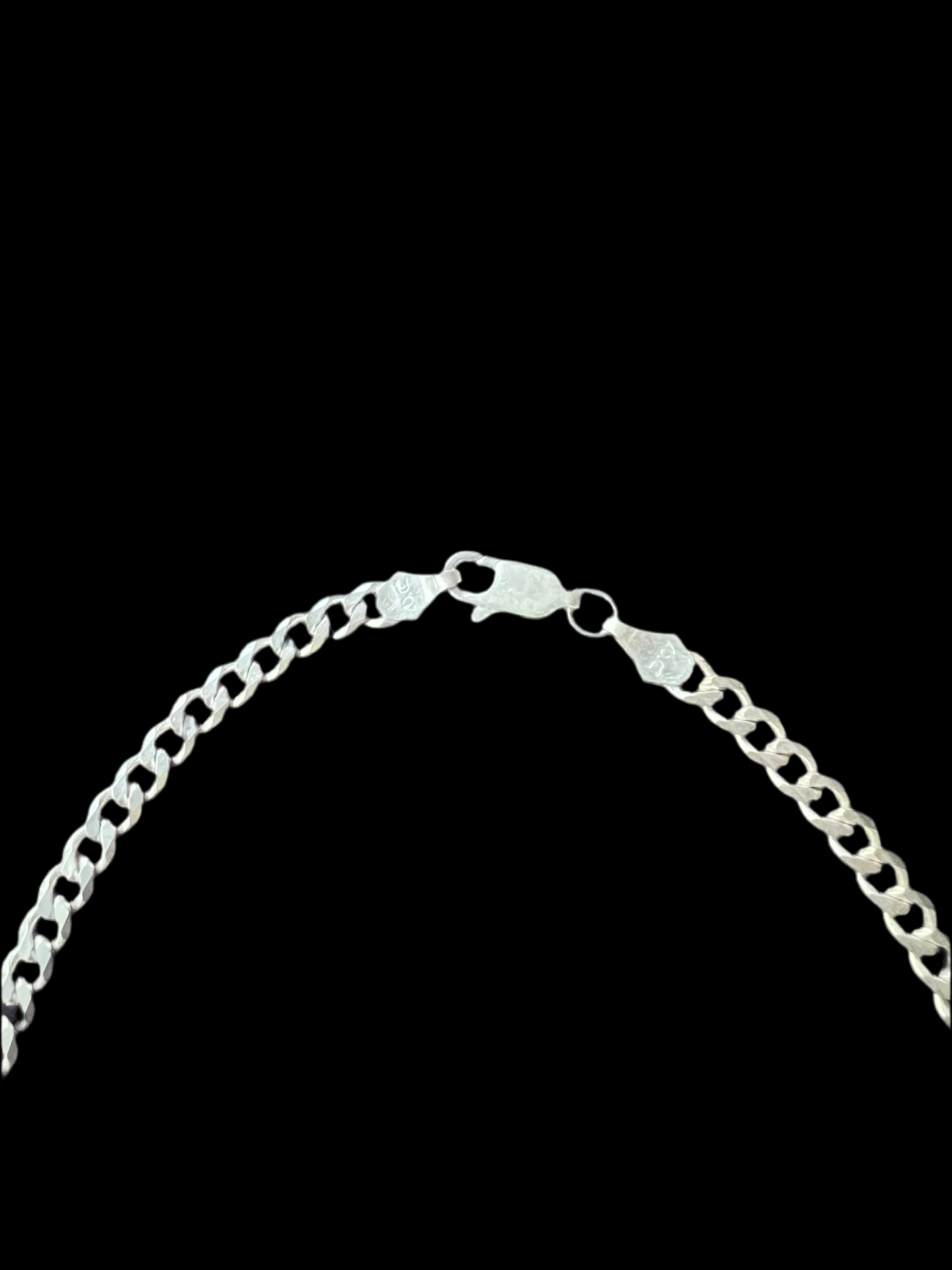 Stylish Chained Sterling Silver Necklace
