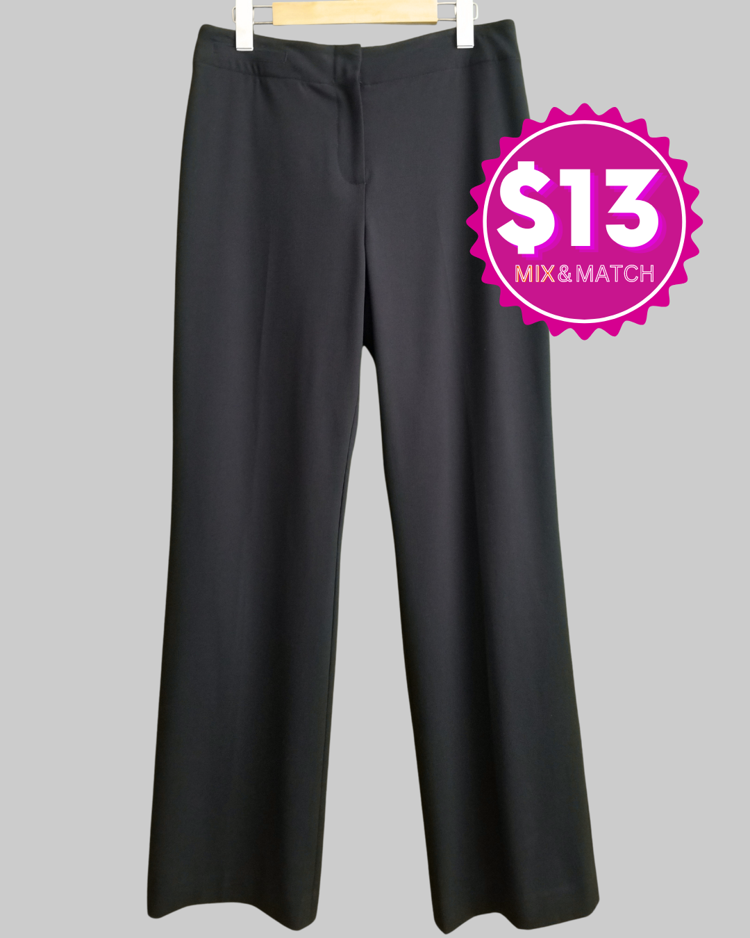 Preston & York Black Wide Leg Pant