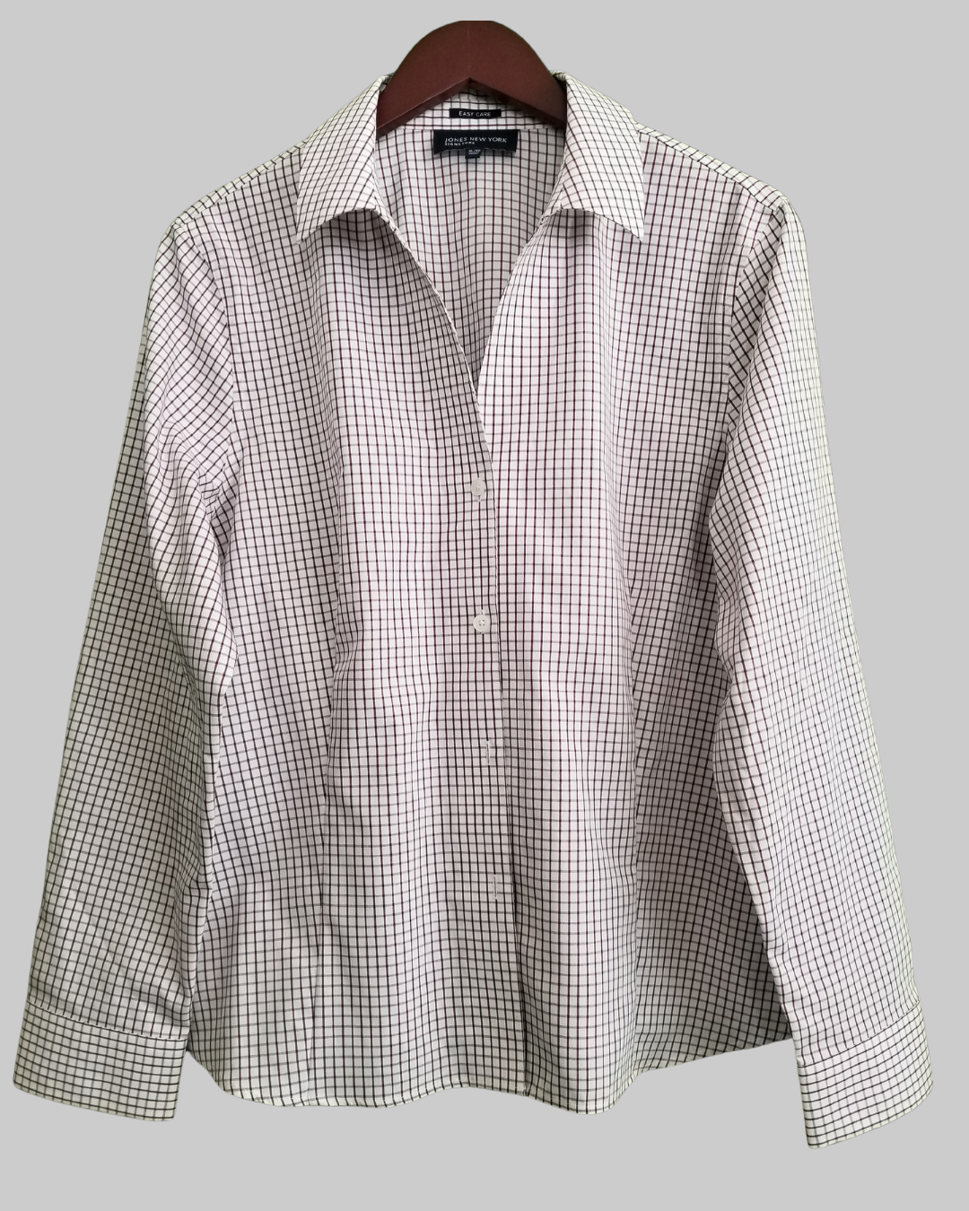 Jones New York Checkered Shirt