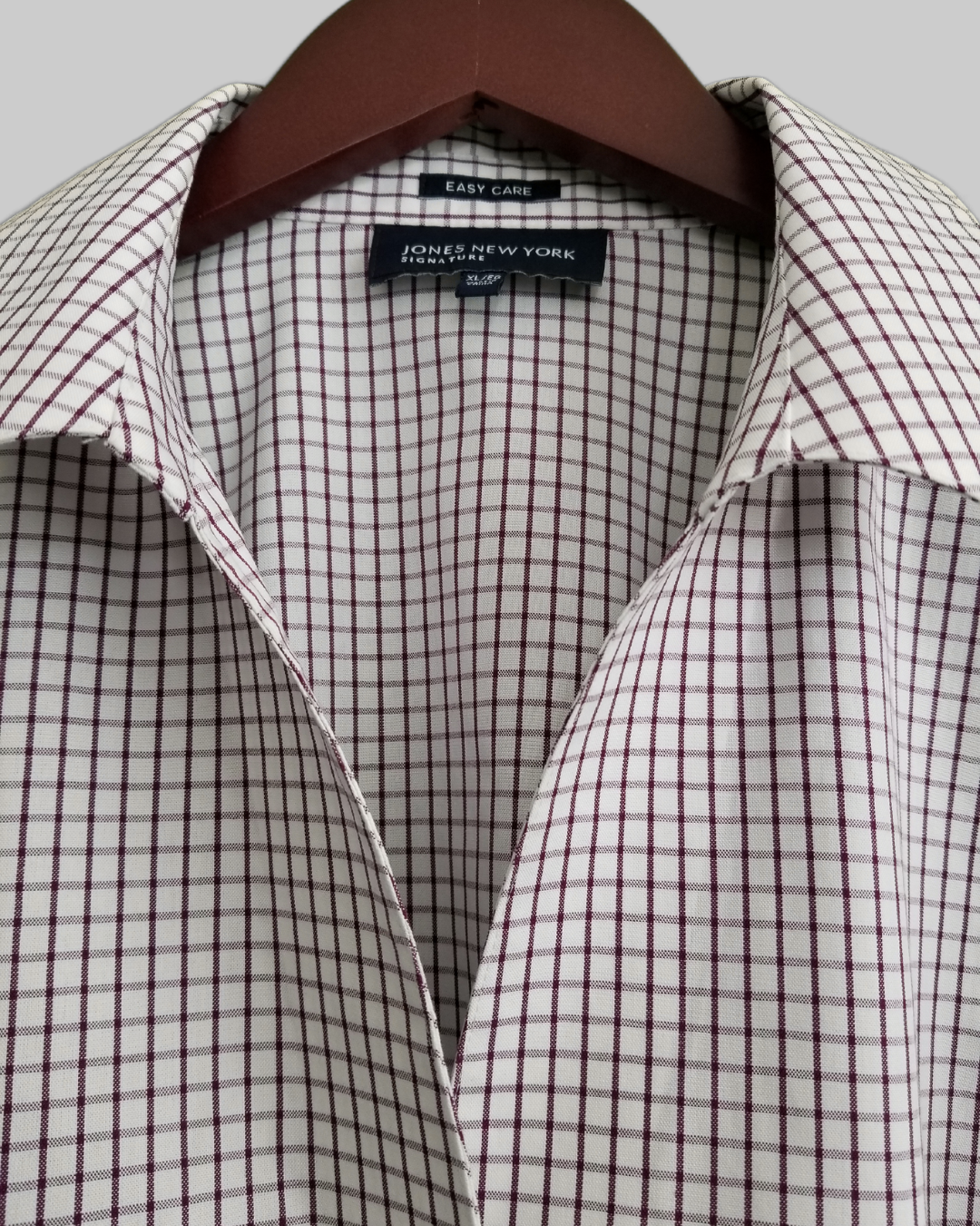 Jones New York Checkered Shirt