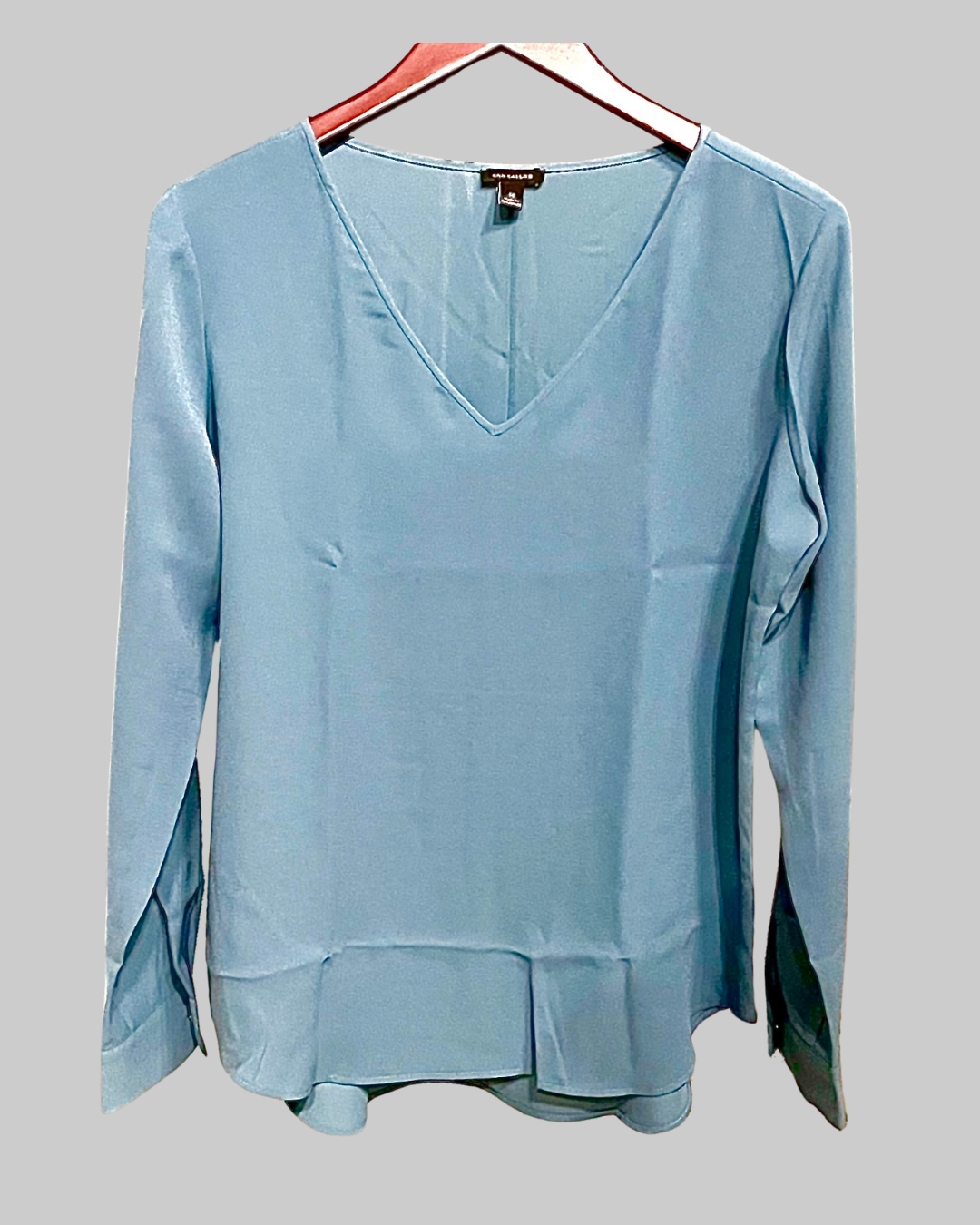 Ann Taylor Women's V-Neck Long Sleeve Blouse