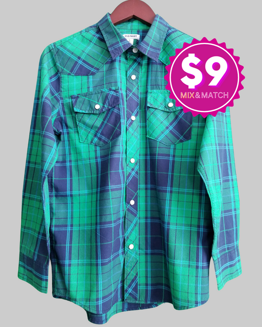 Old Navy Long Sleeve Button Up