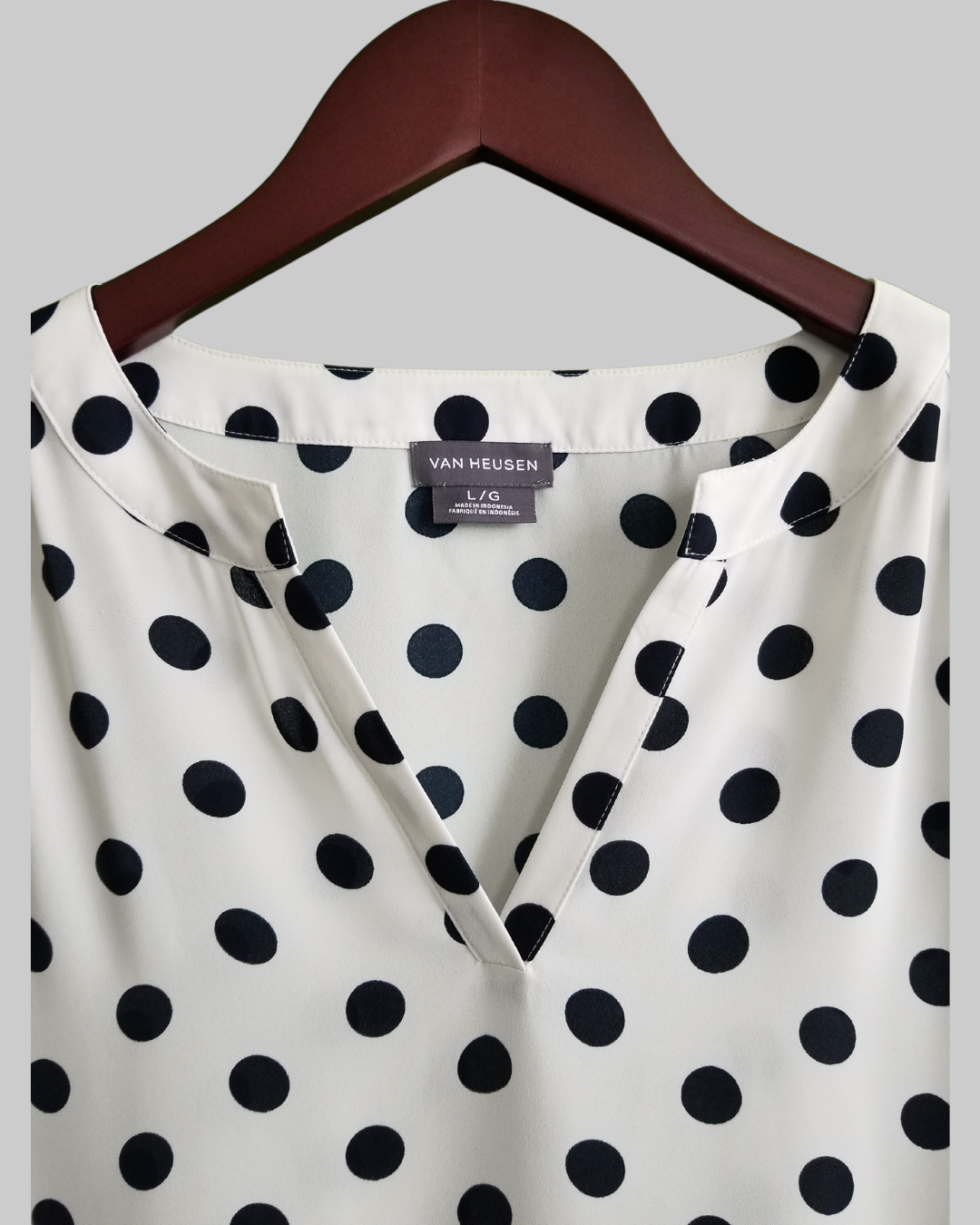 Van Heusen Polka Dots Blouse