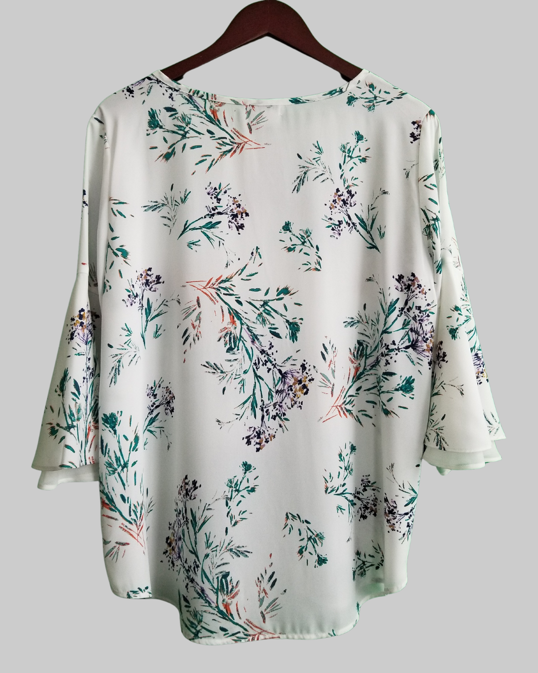 VAN HEUSEN 3/4 Sleeve Floral Blouse