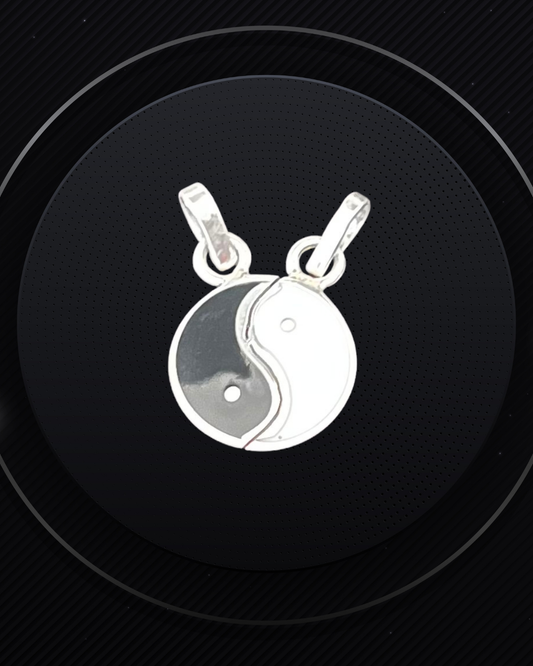 Sterling Silver Yin and Yang Pendant