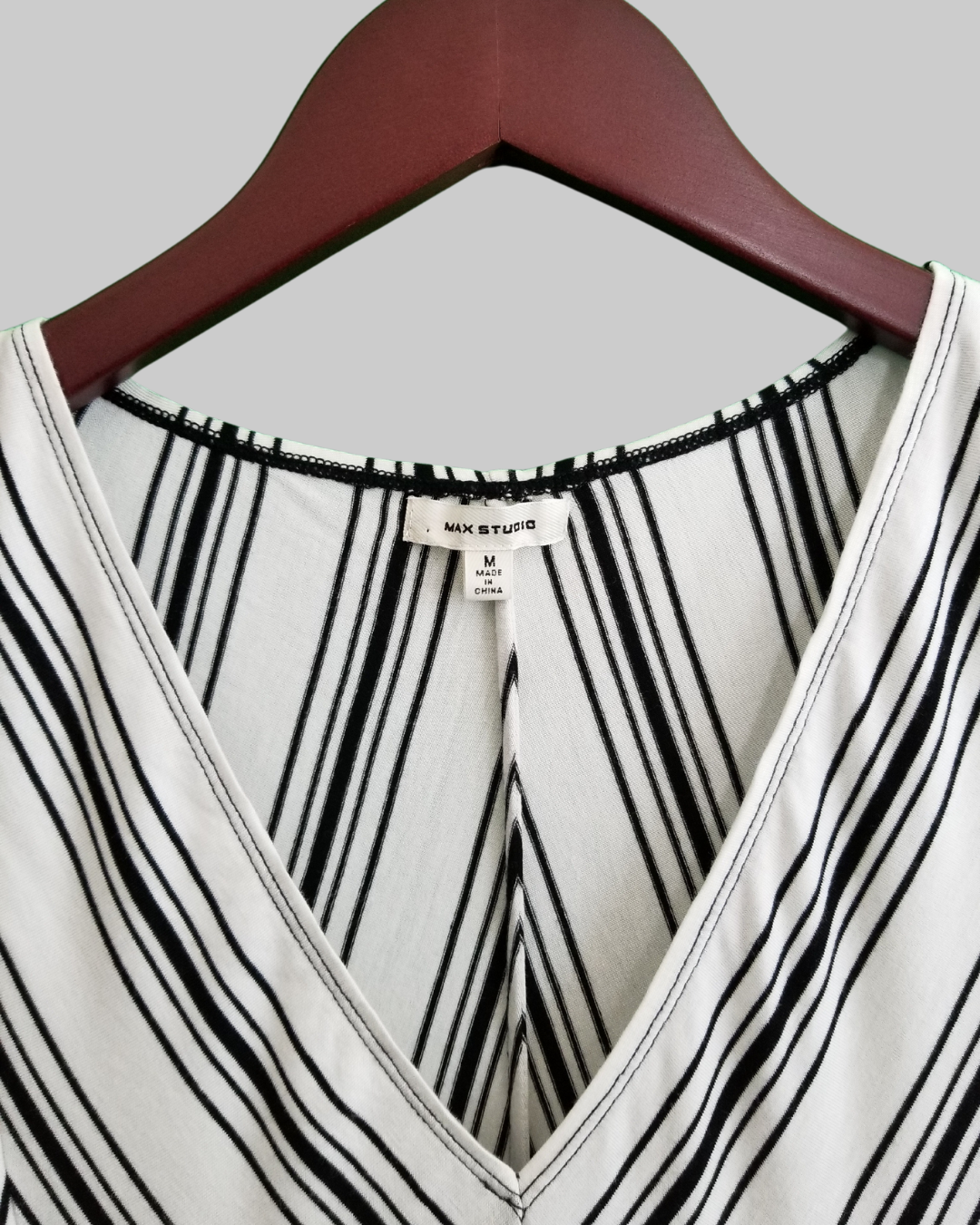 Max Studio Black Ivory Blouse