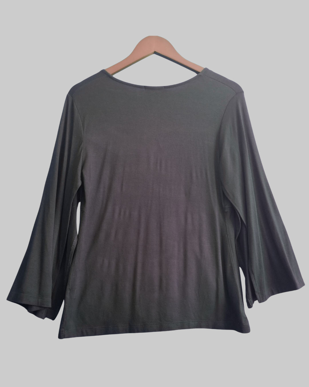 Daisy Fuentes Black V-Neck Blouse