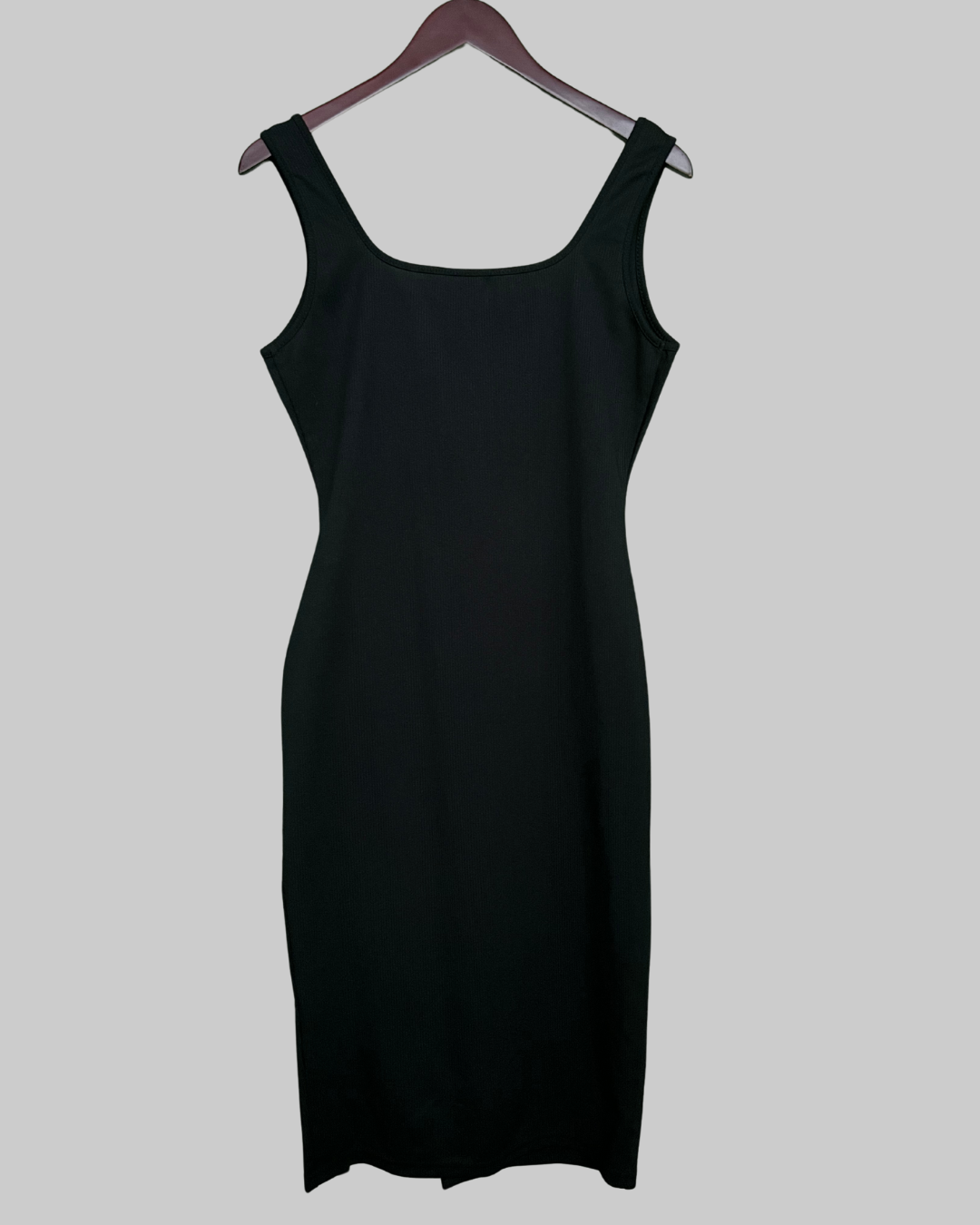 Black Fitted Women's Sleeveless Dress