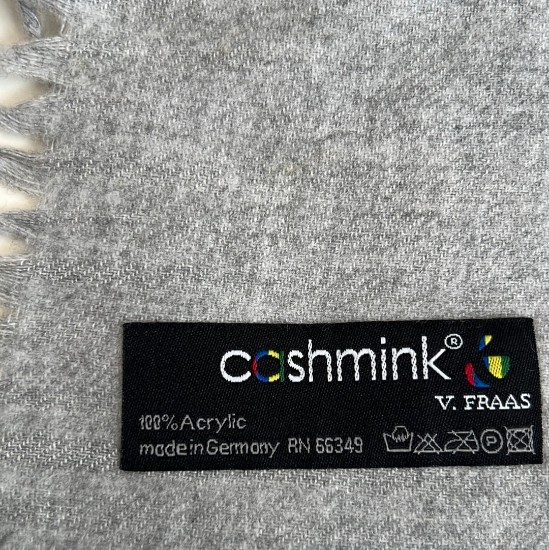 Women's Cashmink V. FRAAS Plain Grey Scarf