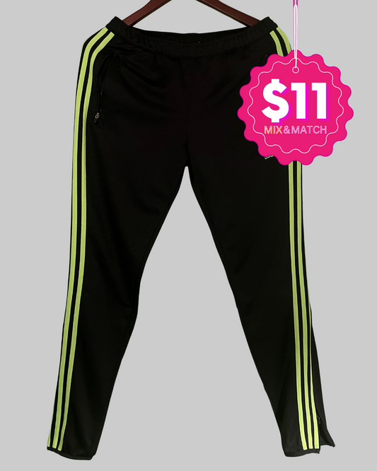 Adidas Climacool Green Stripes Activewear Pants