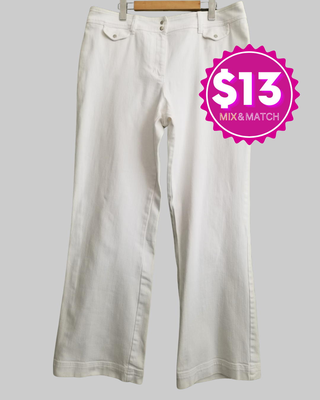 Jones New York White Pants