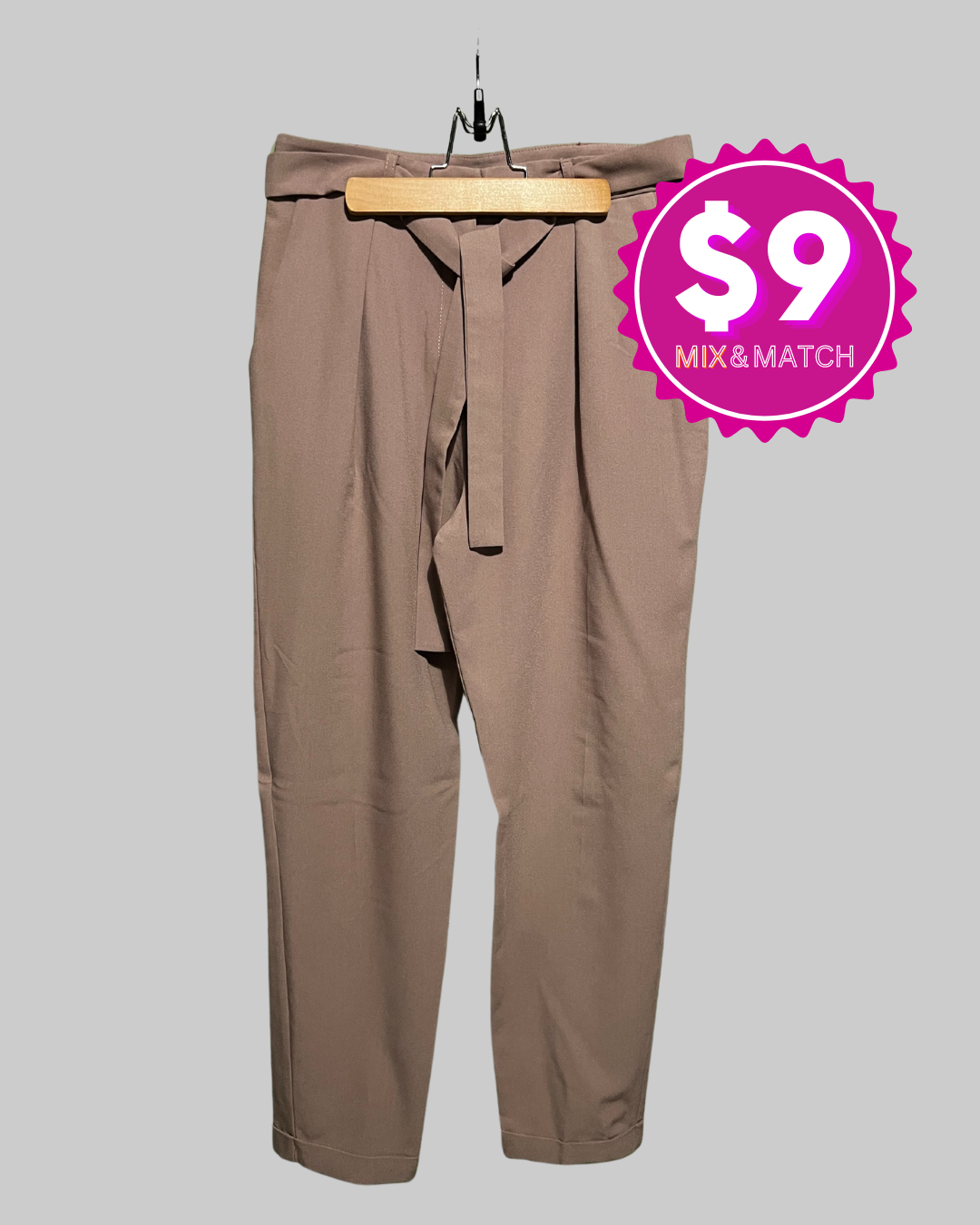 ASOS Women's Brown Pants & Belt Tie