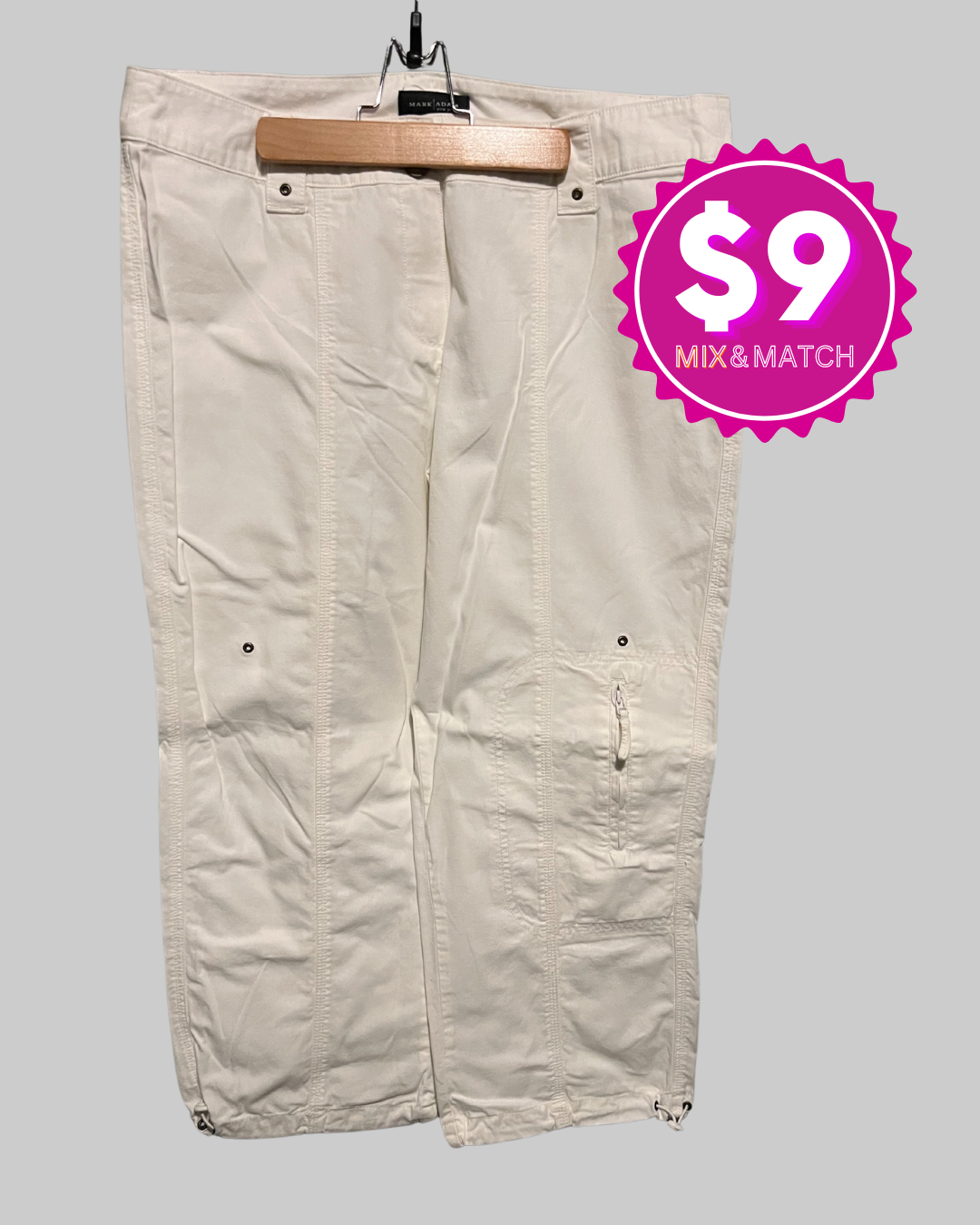 MARK | ADAM New York Women's White Pants