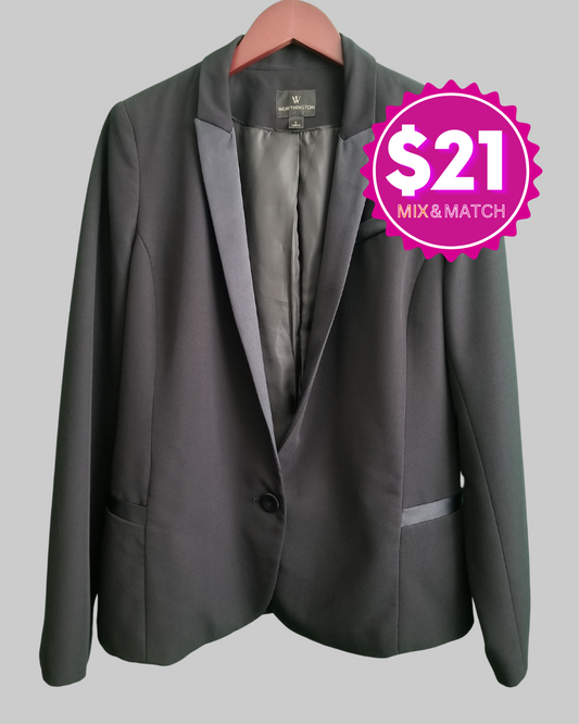 Worthington Black Blazer