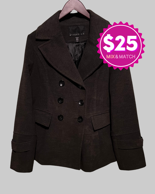 Attention Women's Double Button Coat