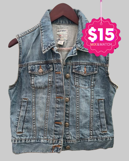 Old Navy Women's Denim Vest