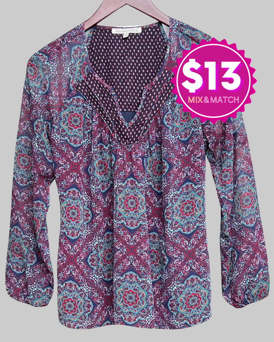 Daniel Rainn Bohemian Style Blouse