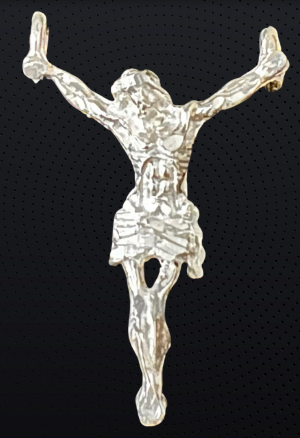 Elegant Sterling Silver Crucifix Necklace Pendant