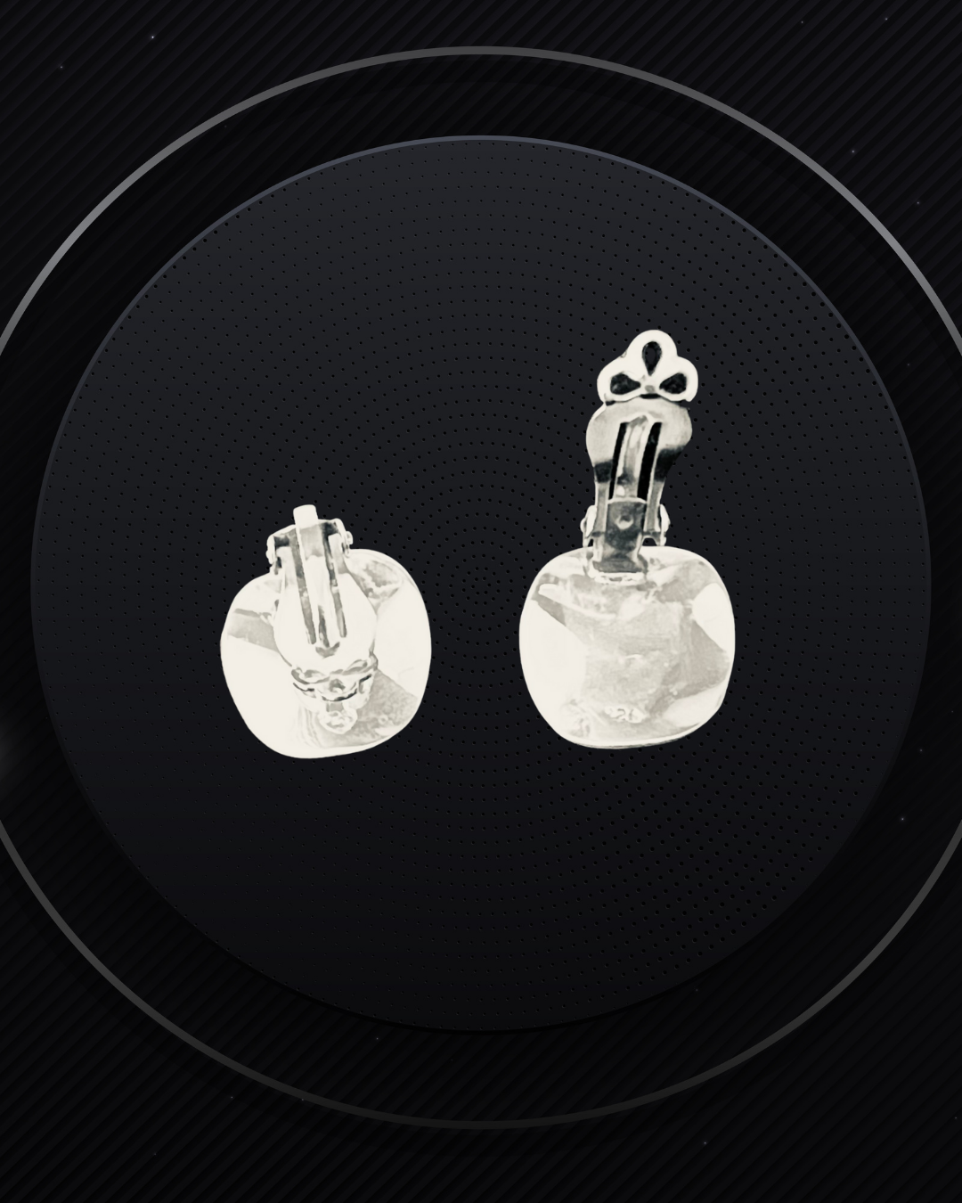 925 Pure Sterling Silver Clip On Earrings